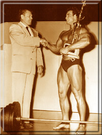 Победа на "Мистер Америка" 1947 года.